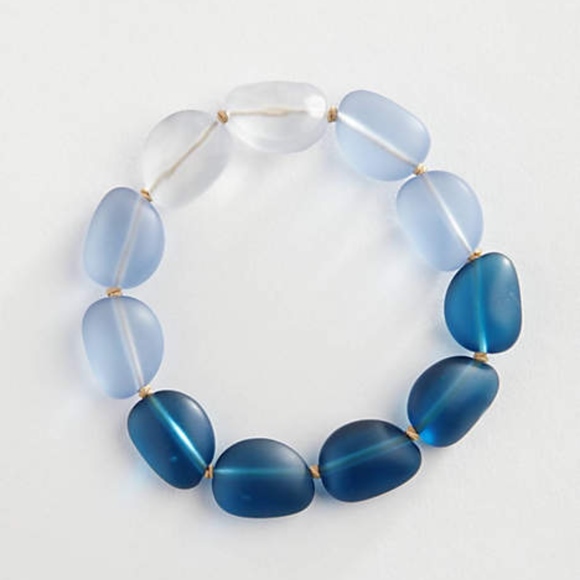 J. Jill Jewelry - J.Jill - Great Indigo Seaglass Bracelet J. Jill Jewelry - J.Jill - Great Indigo Seaglass Bracelet